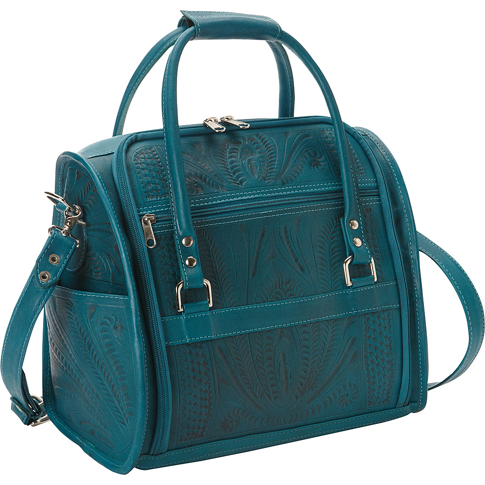 Ropin West Vanity Case Turquoise Ropin West Luggage Accessories