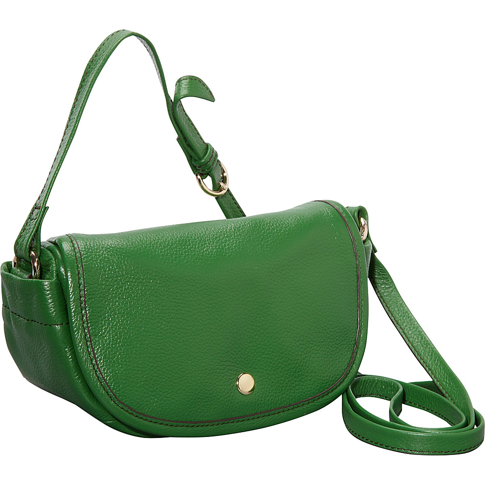 Clava Page Leather Mini Crossbody Green Clava Leather Handbags