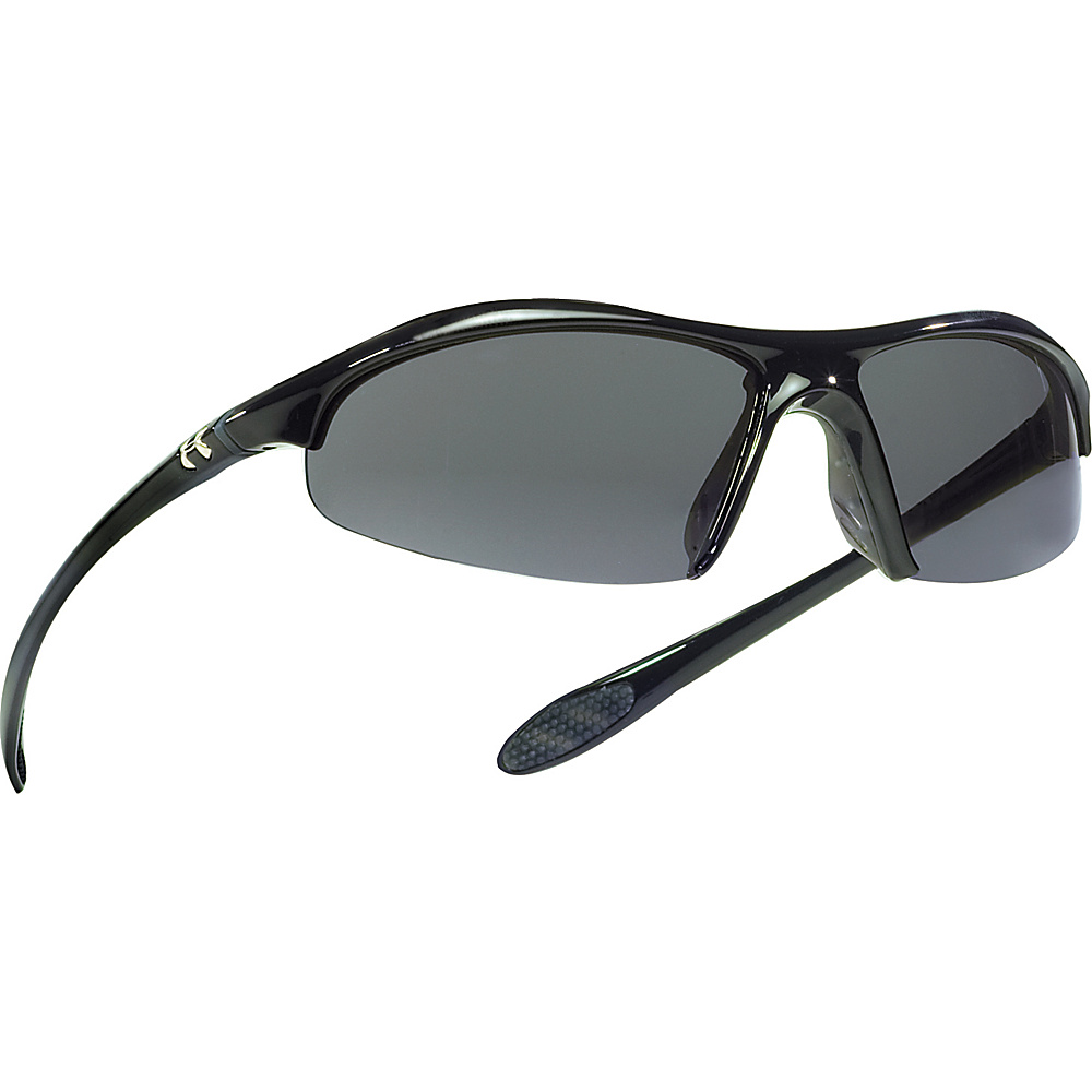 Under Armour Eyewear Zone Sunglasses Shiny Black Gray Under Armour Eyewear Sunglasses