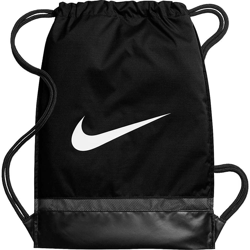 Nike Brasilia Gymsack Black Black White Nike Everyday Backpacks