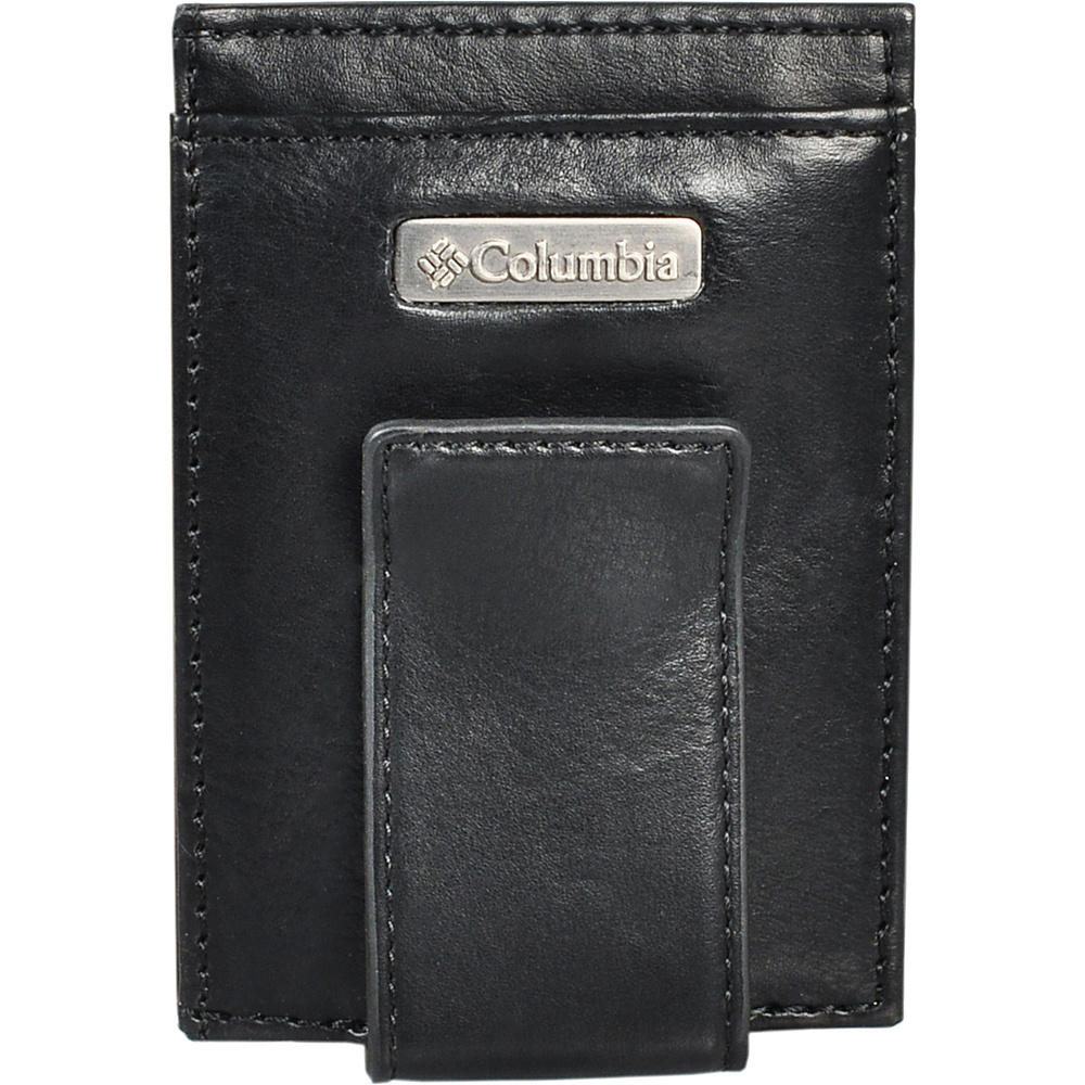 Columbia Card Case with Tension Clip Black Columbia Men s Wallets