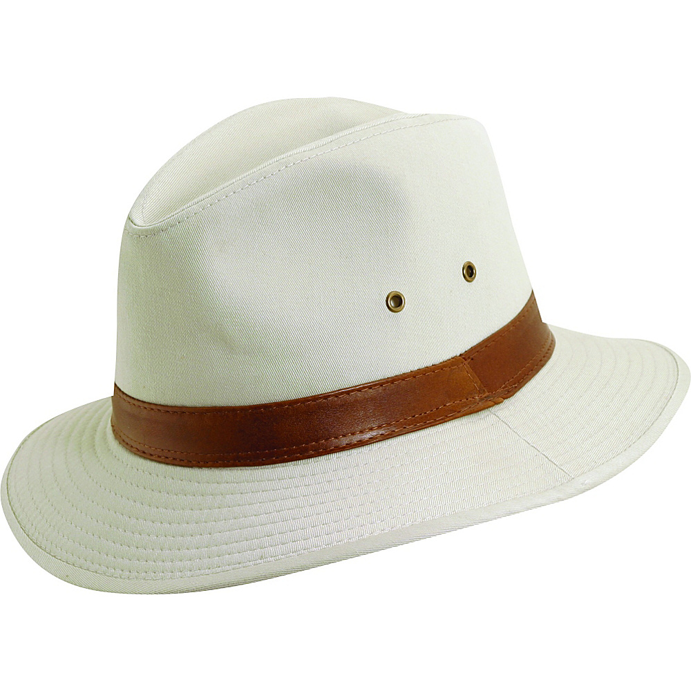 Scala Hats Washed Twill Safari Putty Medium Scala Hats Hats Gloves Scarves