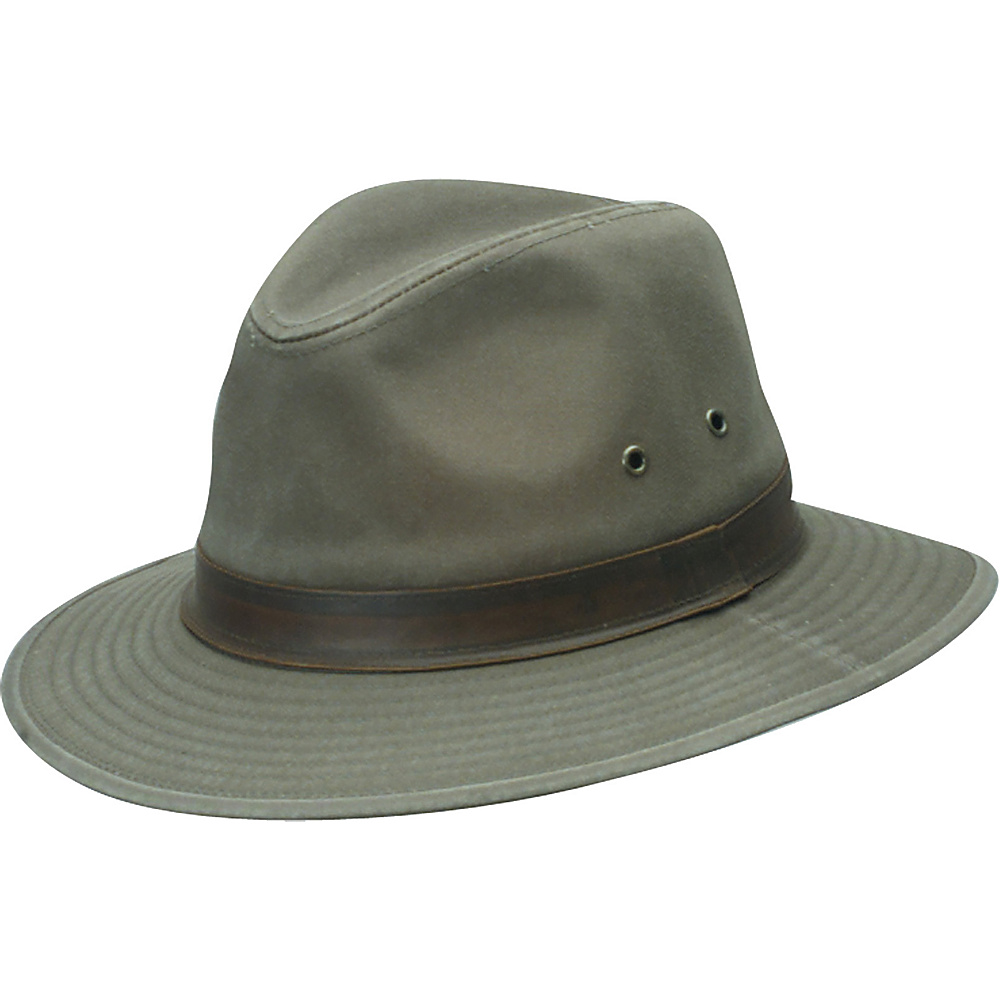 Scala Hats Washed Twill Safari Bark Large Scala Hats Hats Gloves Scarves
