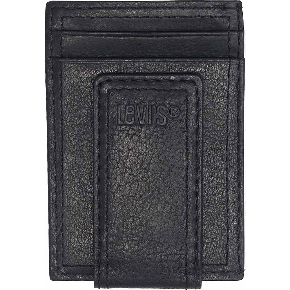 Levi s Card Case Magnet Wallet BLACK Levi s Men s Wallets