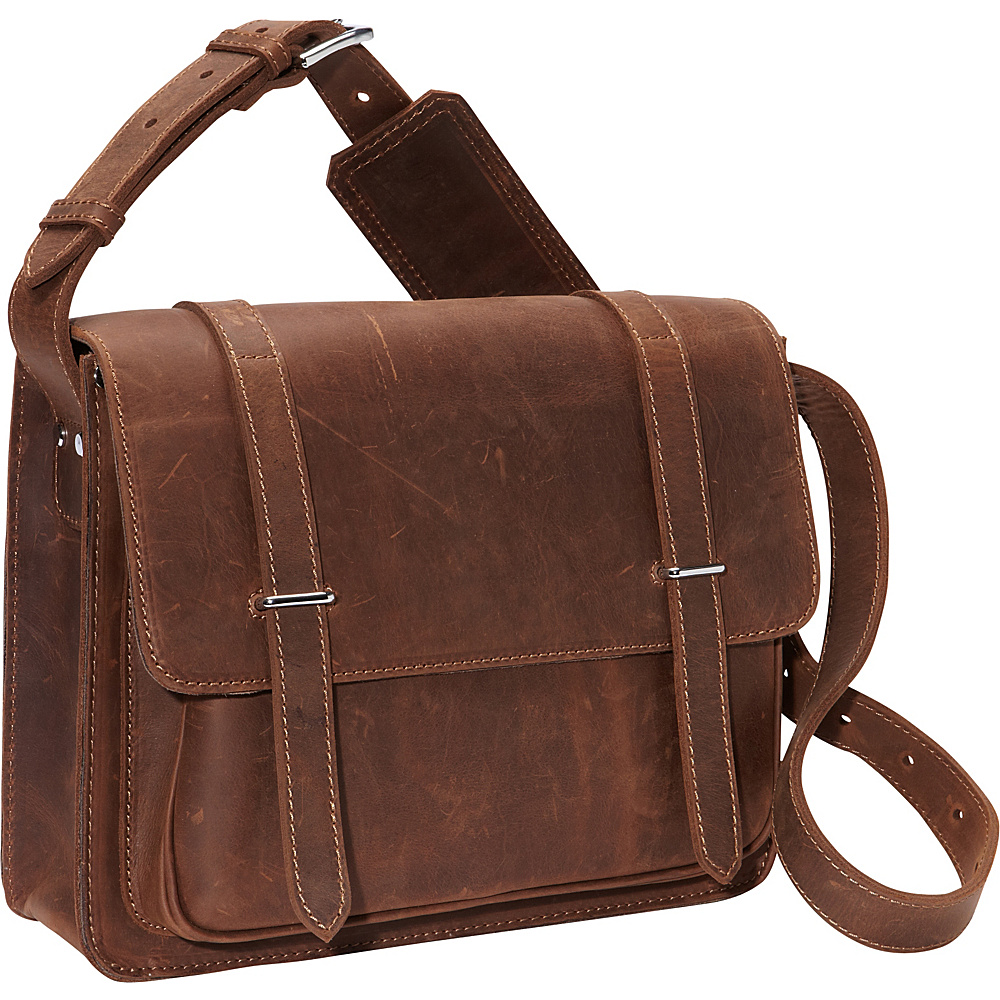 Vagabond Traveler 14 Leather Laptop Bag Vintage Distress Vagabond Traveler Messenger Bags