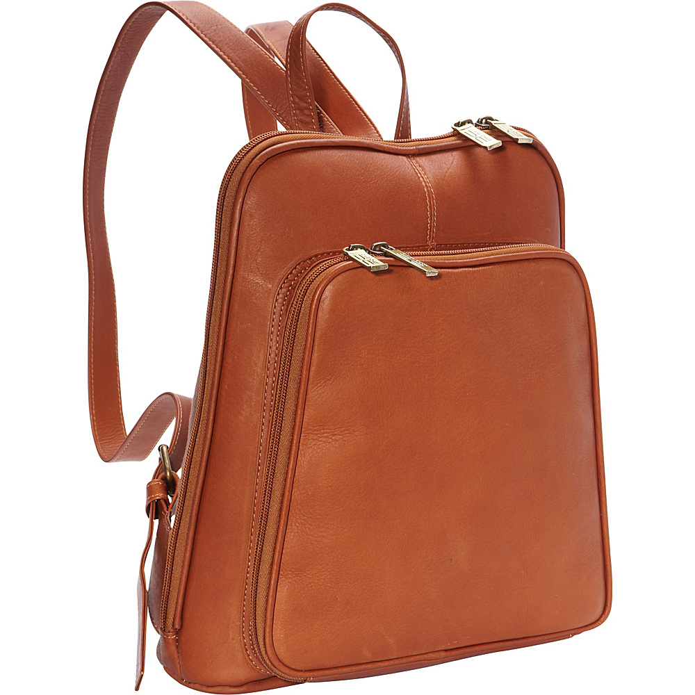 ClaireChase Tablet Backpack Saddle ClaireChase Leather Handbags