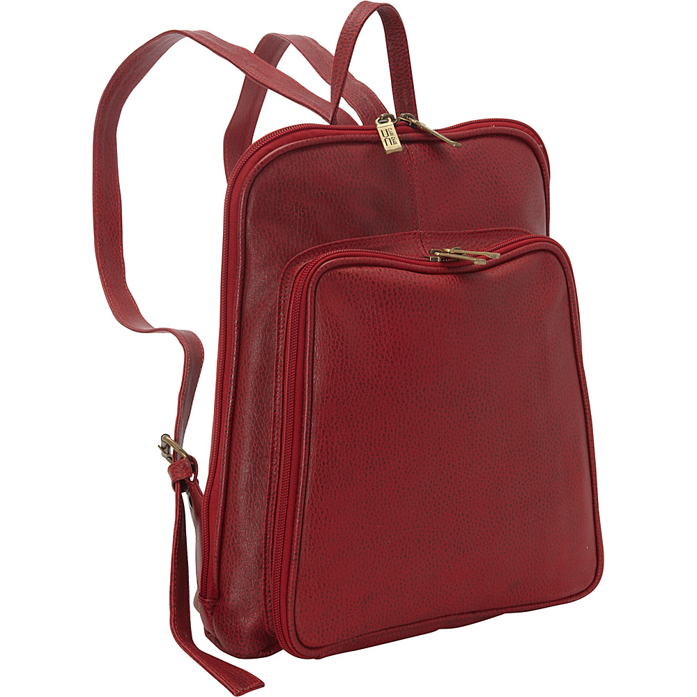 ClaireChase Tablet Backpack Red ClaireChase Leather Handbags