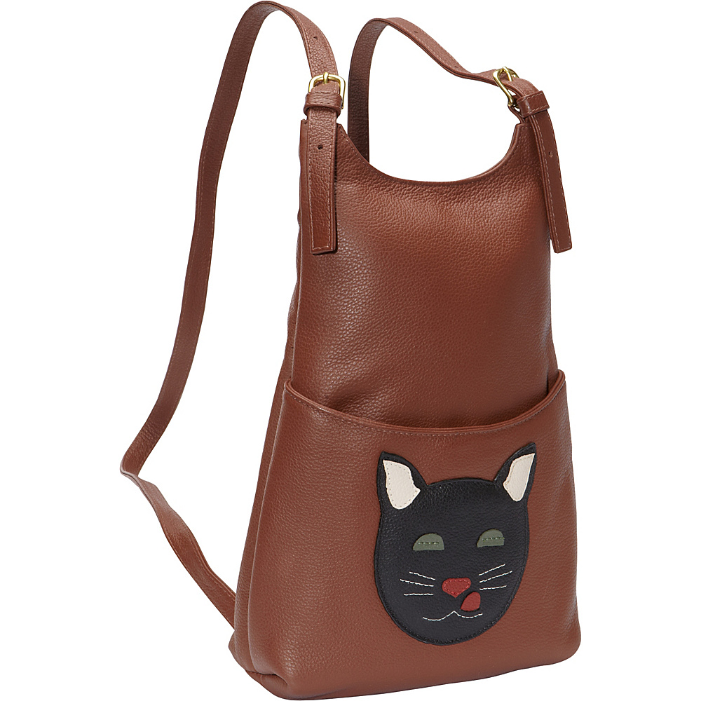 J. P. Ourse Cie. Kangaroo Handbag Backpack Cat J. P. Ourse Cie. Leather Handbags