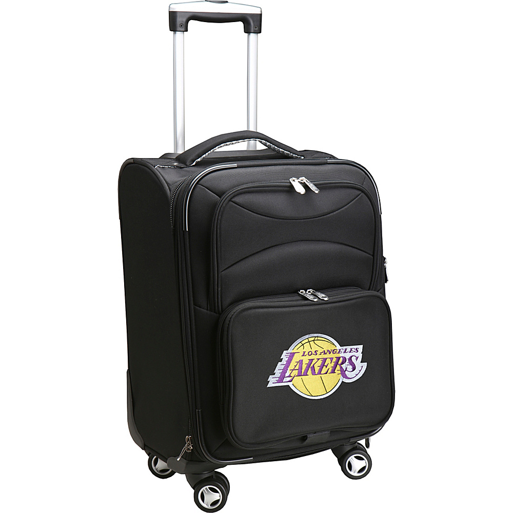 Denco Sports Luggage NBA 20 Domestic Carry On Spinner Los Angeles Lakers Denco Sports Luggage Softside Carry On