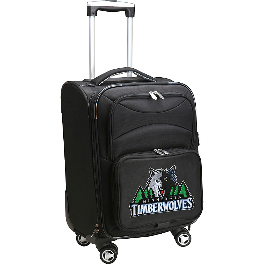 Denco Sports Luggage NBA 20 Domestic Carry On Spinner Minnesota Timberwolves Denco Sports Luggage Softside Carry On