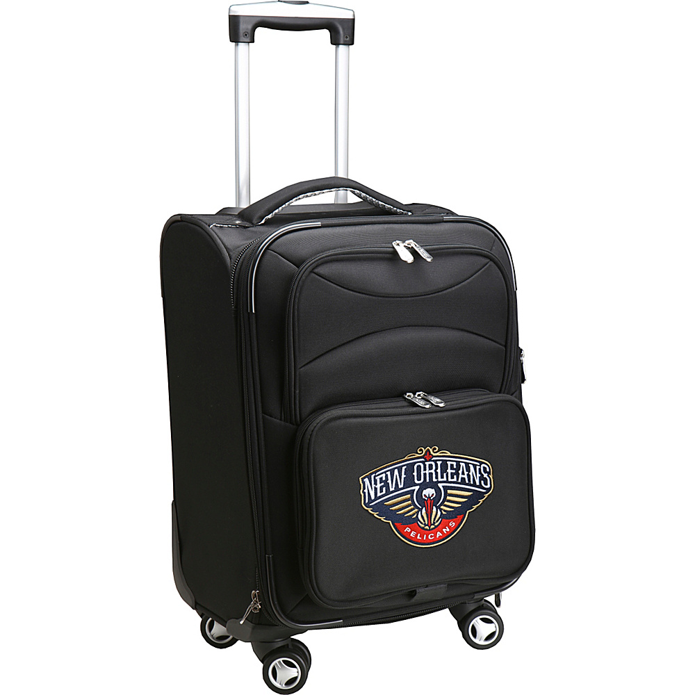 Denco Sports Luggage NBA 20 Domestic Carry On Spinner New Orleans Pelicans Denco Sports Luggage Softside Carry On