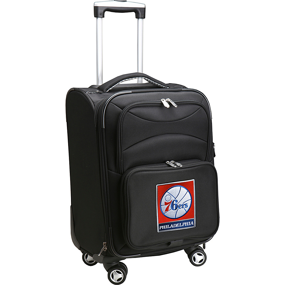 Denco Sports Luggage NBA 20 Domestic Carry On Spinner Philadelphia 76ers Denco Sports Luggage Softside Carry On