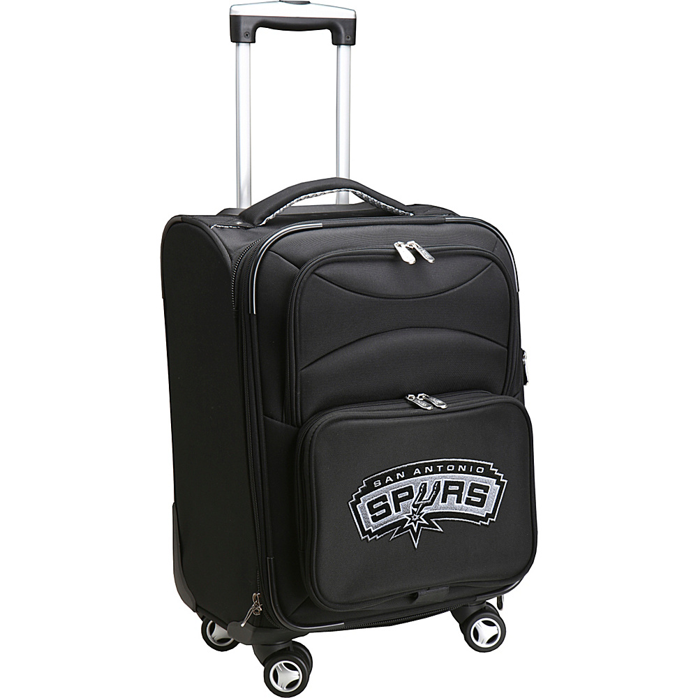 Denco Sports Luggage NBA 20 Domestic Carry On Spinner San Antonio Spurs Denco Sports Luggage Softside Carry On