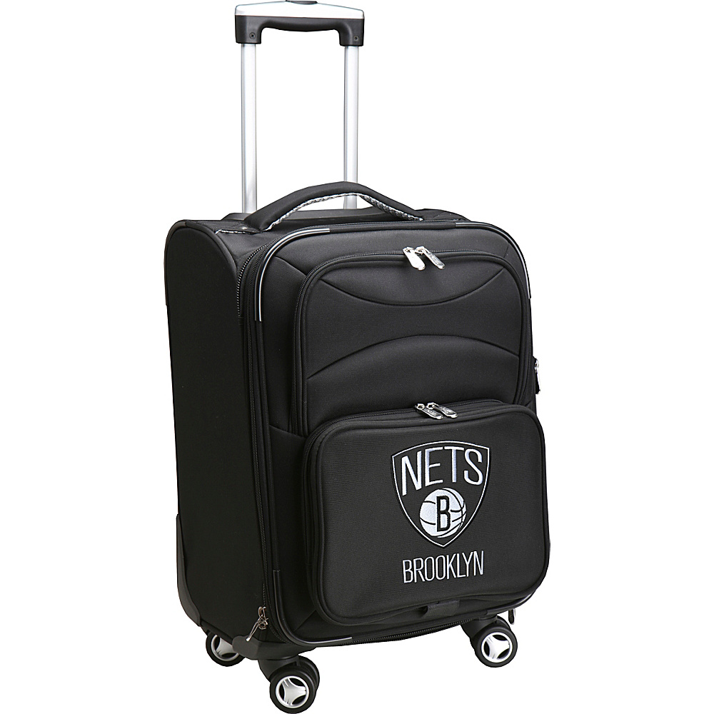 Denco Sports Luggage NBA 20 Domestic Carry On Spinner Brooklyn Nets Denco Sports Luggage Softside Carry On