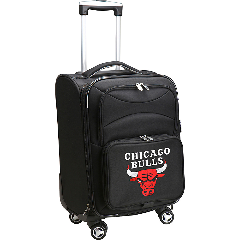 Denco Sports Luggage NBA 20 Domestic Carry On Spinner Chicago Bulls Denco Sports Luggage Softside Carry On