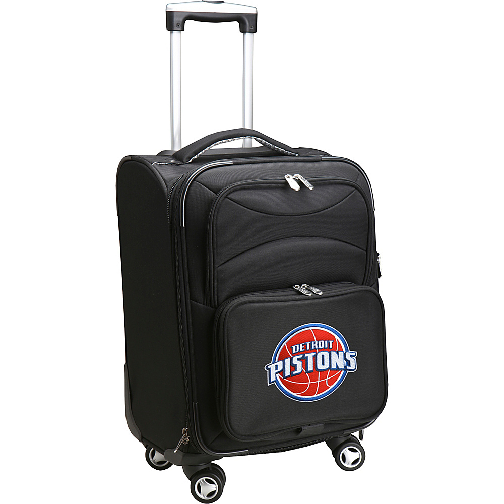 Denco Sports Luggage NBA 20 Domestic Carry On Spinner Detroit Pistons Denco Sports Luggage Softside Carry On