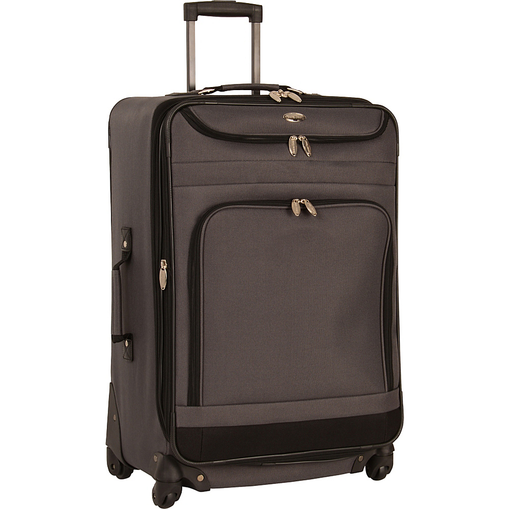 Travel Gear Spectrum II 25 Expandable Upright CHARCOAL GREY BLACK Travel Gear Softside Checked