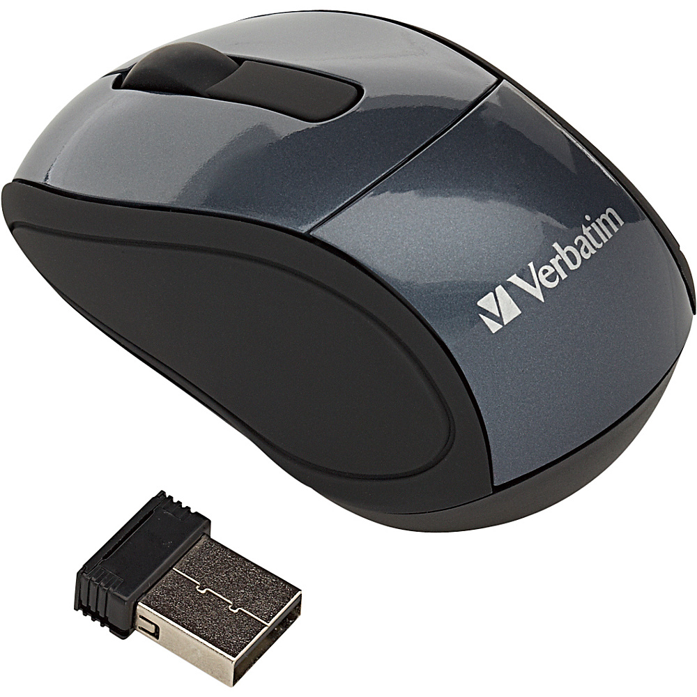 Verbatim Wireless Mini Travel Mouse Graphite Verbatim Business Accessories