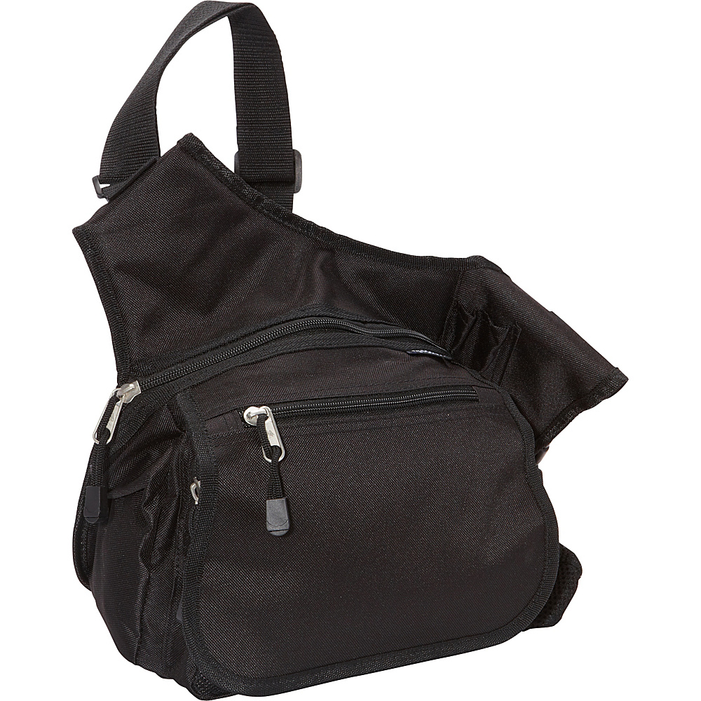Everest Messenger Bag Medium Black Everest Messenger Bags