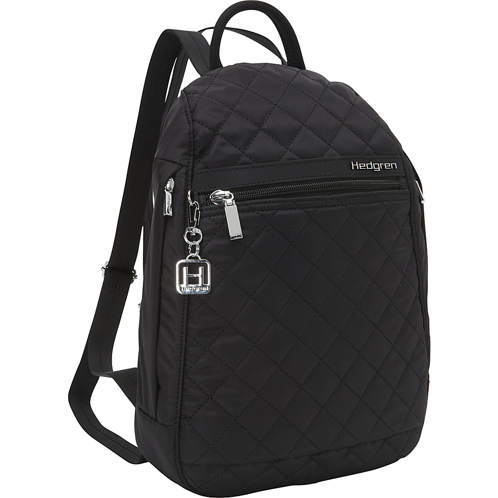 Hedgren Pat Backpack 02 Version Black Hedgren Fabric Handbags