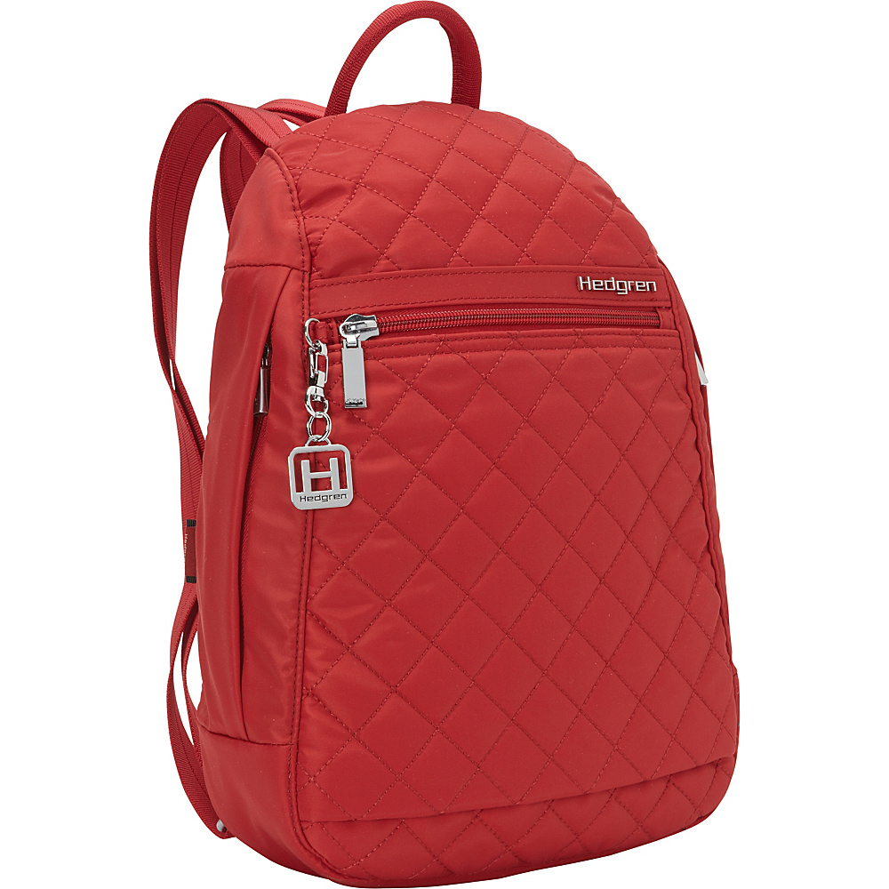 Hedgren Pat Backpack 02 Version New Bull Red Hedgren Fabric Handbags