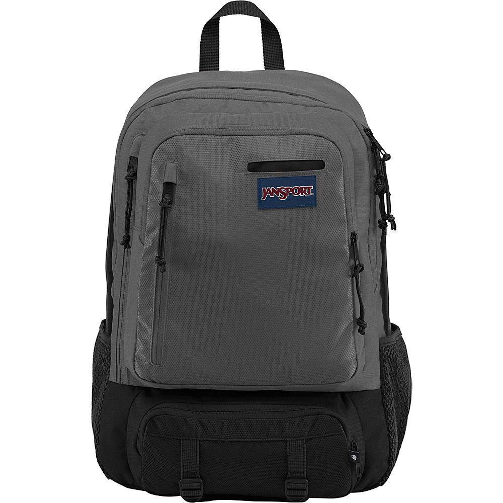 JanSport Envoy School Backpack Forge Grey Triangle Dobby - JanSport Everyday Backpacks