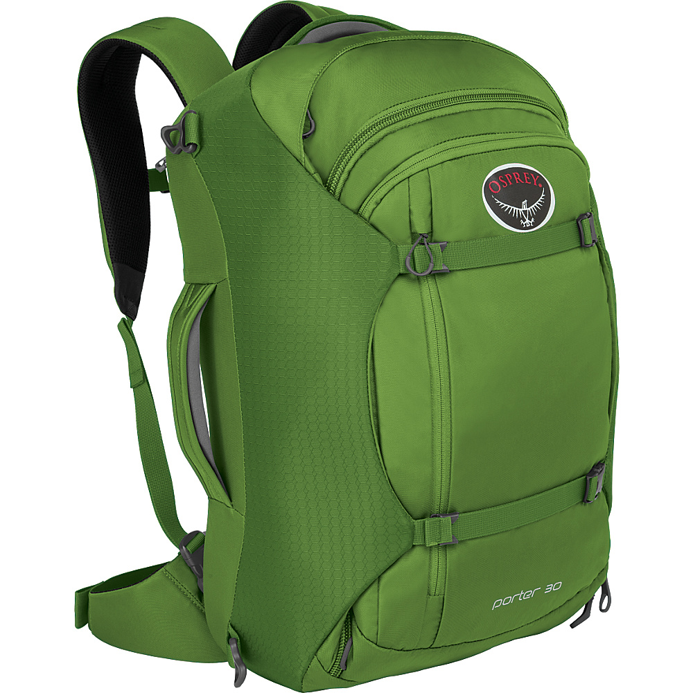 Osprey Porter 30 Travel Backpack Nitro Green Osprey Travel Backpacks