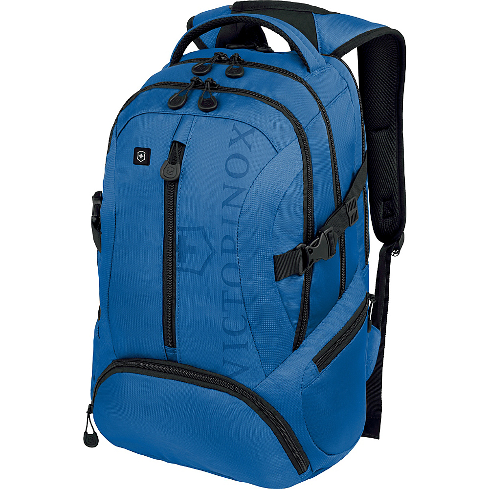 Victorinox VX Sport Scout Laptop Backpack Blue Black Logo Victorinox Business Laptop Backpacks