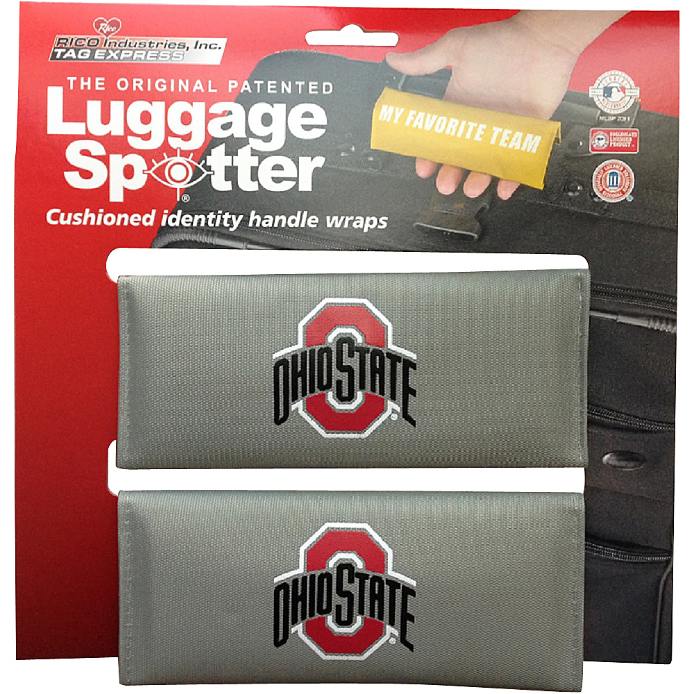 Luggage Spotters NCAA Ohio State Buckeyes Luggage Spotter Gray Luggage Spotters Luggage Accessories