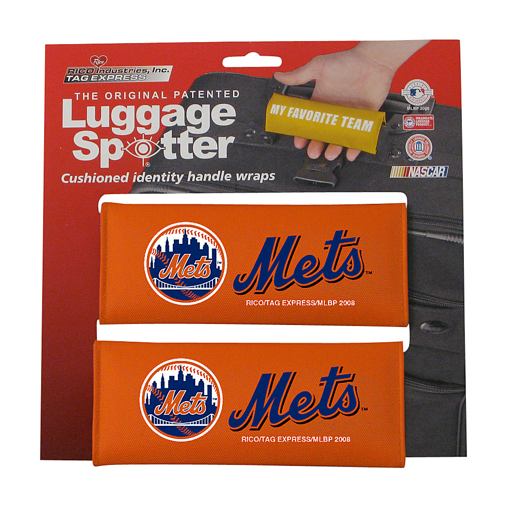 Luggage Spotters MLB New York Mets Luggage Spotter Orange Luggage Spotters Luggage Accessories