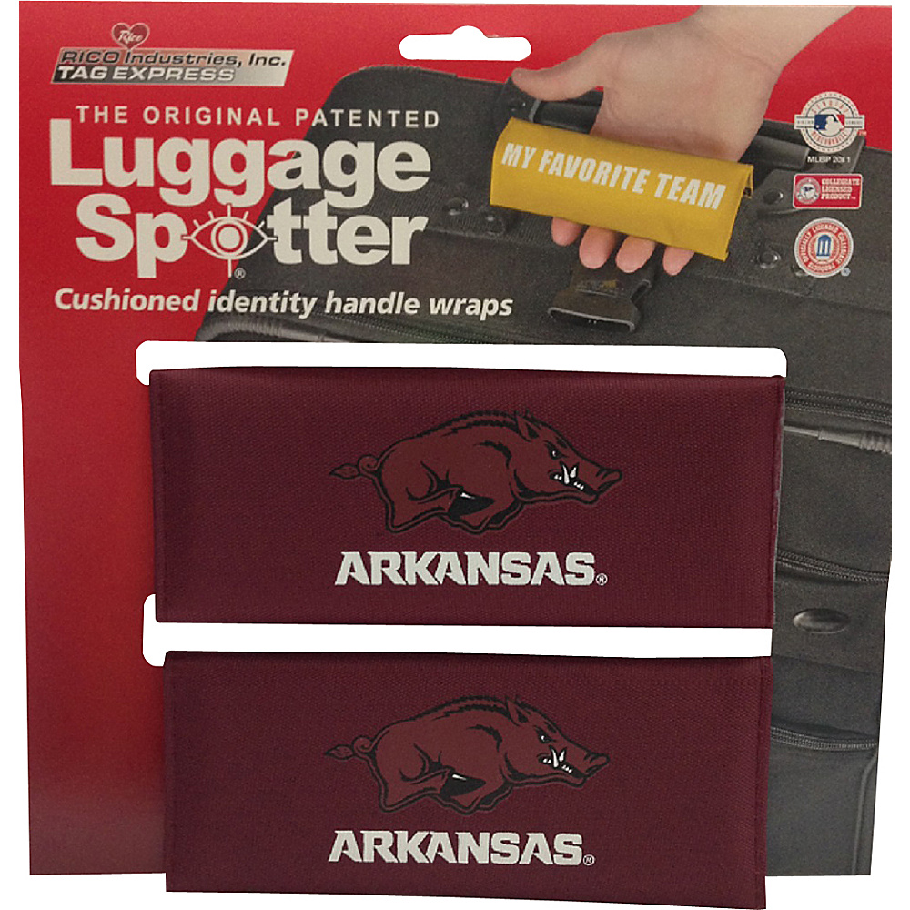 Luggage Spotters NCAA Arkansas Razorbacks Luggage Spotter Red Luggage Spotters Luggage Accessories