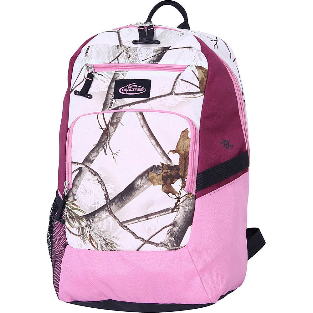 RealTree Team RealTree 18 Backpack White Pinks RealTree Laptop Backpacks