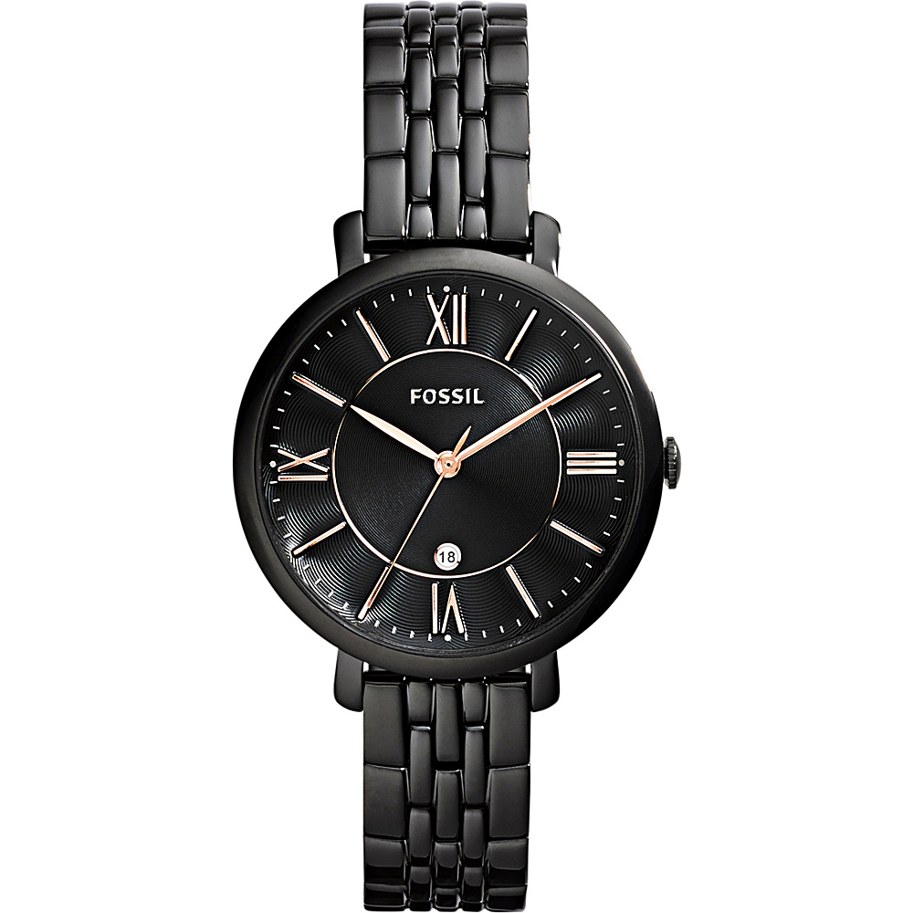 Fossil Jacqueline Watch Black Fossil Watches