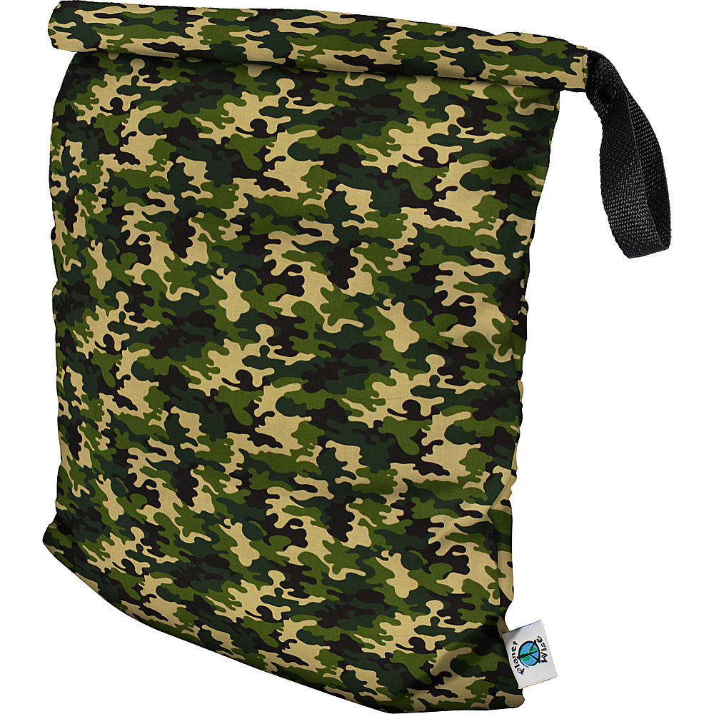 Planet Wise Large Roll Down Wet Bag Camo Planet Wise Diaper Bags Accessories