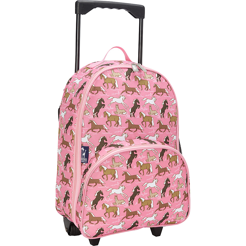 Wildkin Horses in Pink Rolling Luggage Horses in Pink Wildkin Kids Backpacks