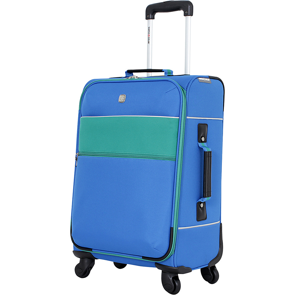 SwissGear Travel Gear 20 Carry On 4 Wheeled Spinner Green SwissGear Travel Gear Small Rolling Luggage