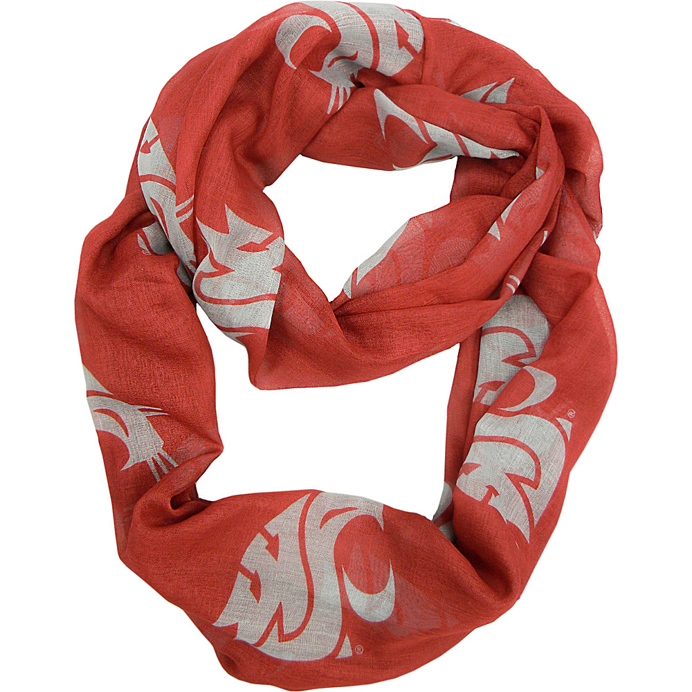 Littlearth Sheer Infinity Scarf Pac 12 Teams Washington State University Littlearth Hats Gloves Scarves