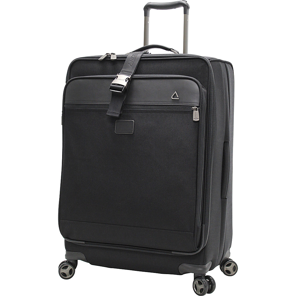Andiamo Avanti 24 Expandable Spinner with Suitor Midnight Black Andiamo Softside Checked