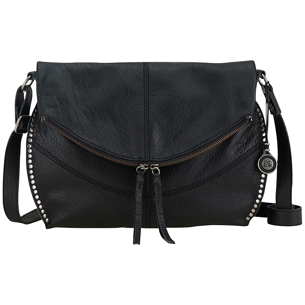 The Sak Silverlake Messenger Black The Sak Leather Handbags