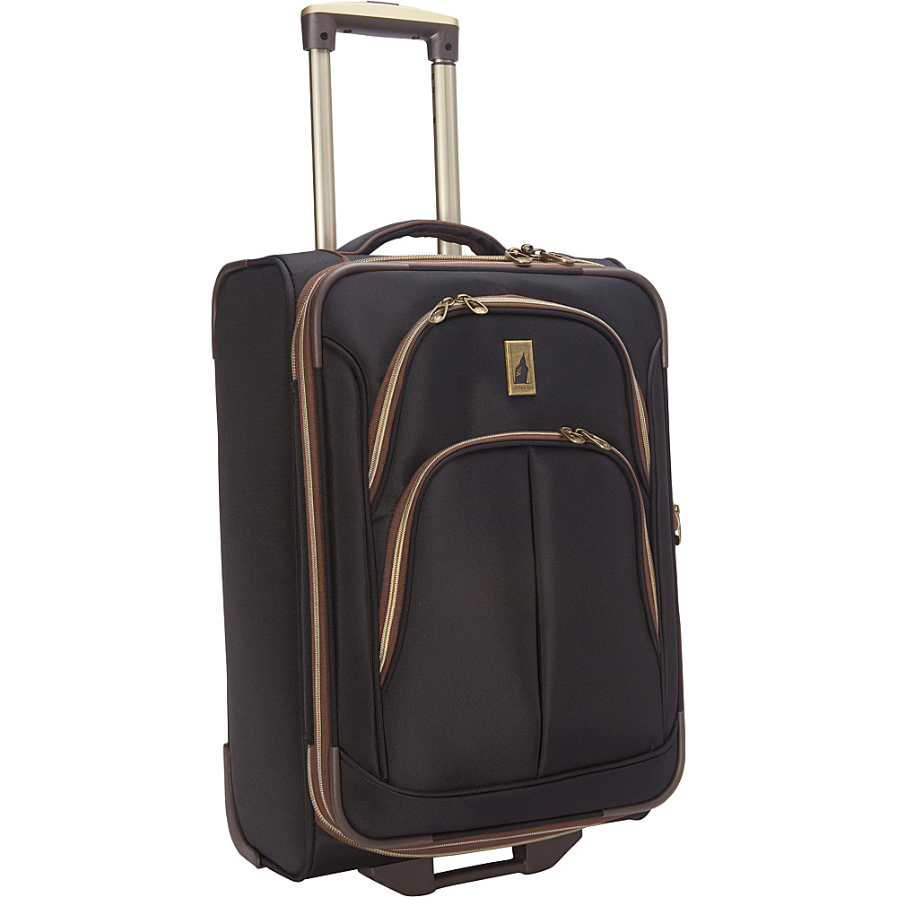 London Fog Coventry Ultra Lite Collection 21 Carry On Upright Black London Fog Softside Carry On
