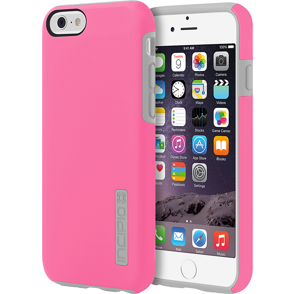 Incipio DualPro iPhone 6 6s Case Bubble Gum Pink Gray Incipio Electronic Cases