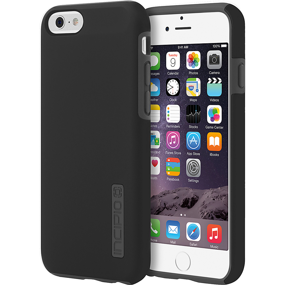 Incipio DualPro iPhone 6 6s Case Black Charcoal Incipio Electronic Cases