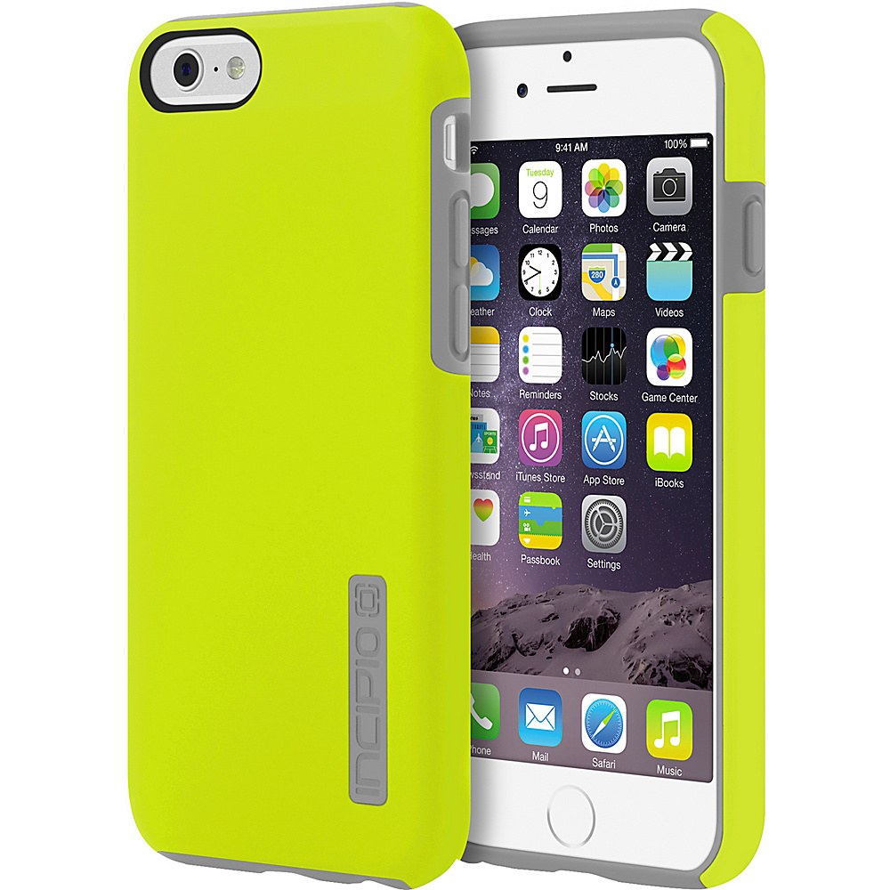 Incipio DualPro iPhone 6 6s Case Lime Charcoal Incipio Electronic Cases