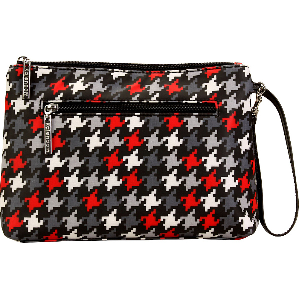 Kalencom Diaper Bag Clutch Houndstooth Black amp; Red Kalencom Diaper Bags Accessories