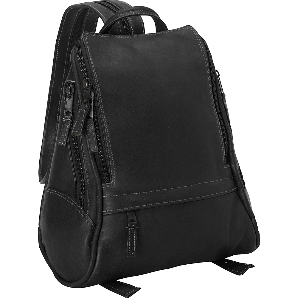Latico Leathers Apollo Backpack Medium Black Latico Leathers Leather Handbags