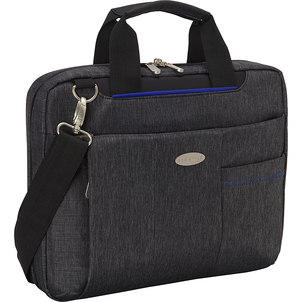 ECO STYLE Tech Lite Topload 14.1 inch Checkpoint Friendly Gray Blue ECO STYLE Non Wheeled Business Cases