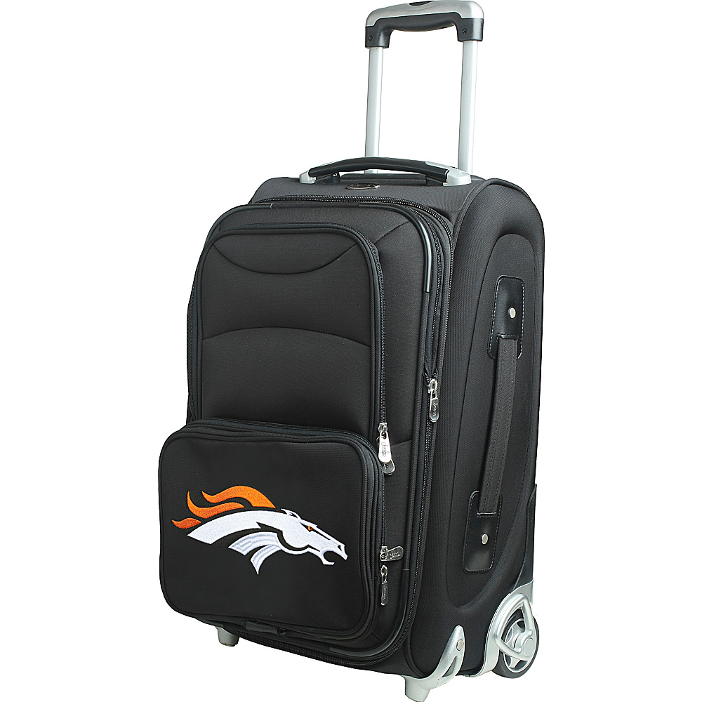 Denco Sports Luggage NFL 21 Wheeled Upright Denver Broncos Denco Sports Luggage Softside Carry On
