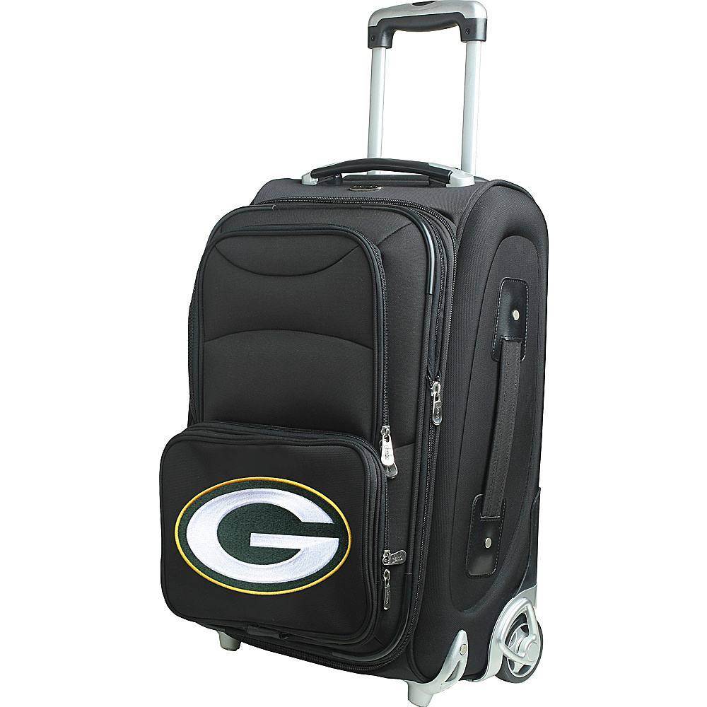 Denco Sports Luggage NFL 21 Wheeled Upright Green Bay Packers Denco Sports Luggage Softside Carry On