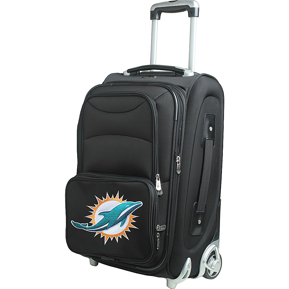 Denco Sports Luggage NFL 21 Wheeled Upright Miami Dolphins Denco Sports Luggage Softside Carry On
