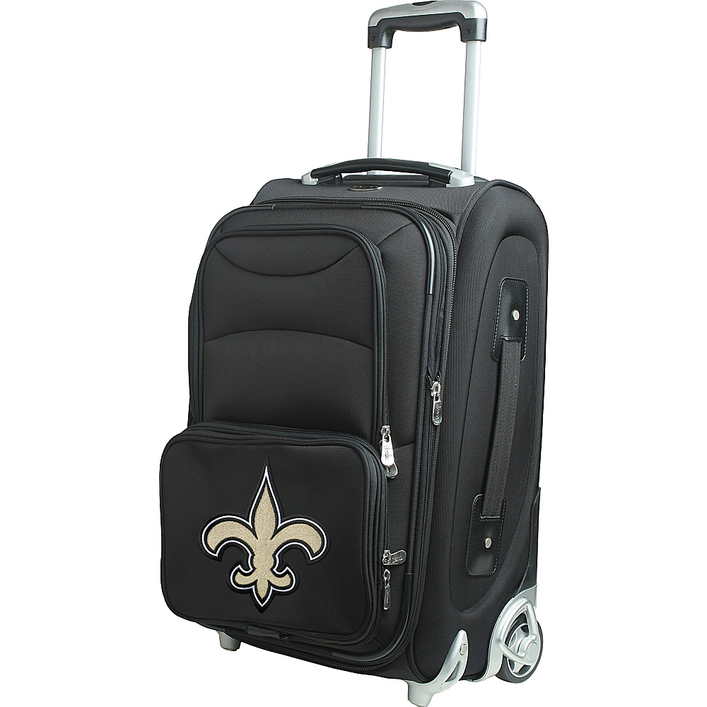 Denco Sports Luggage NFL 21 Wheeled Upright New Orleans Saints Denco Sports Luggage Softside Carry On